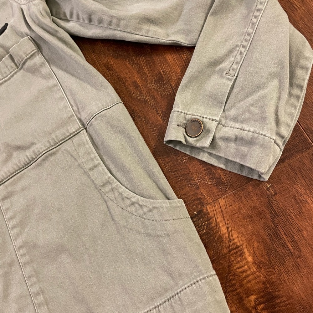 Light Green Democracy Jean Jacket Stretch Medium - Picture 6 of 7